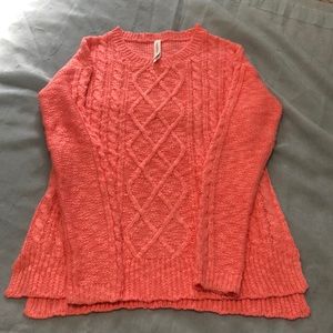 Aeropostale Peach Sweater - Size M